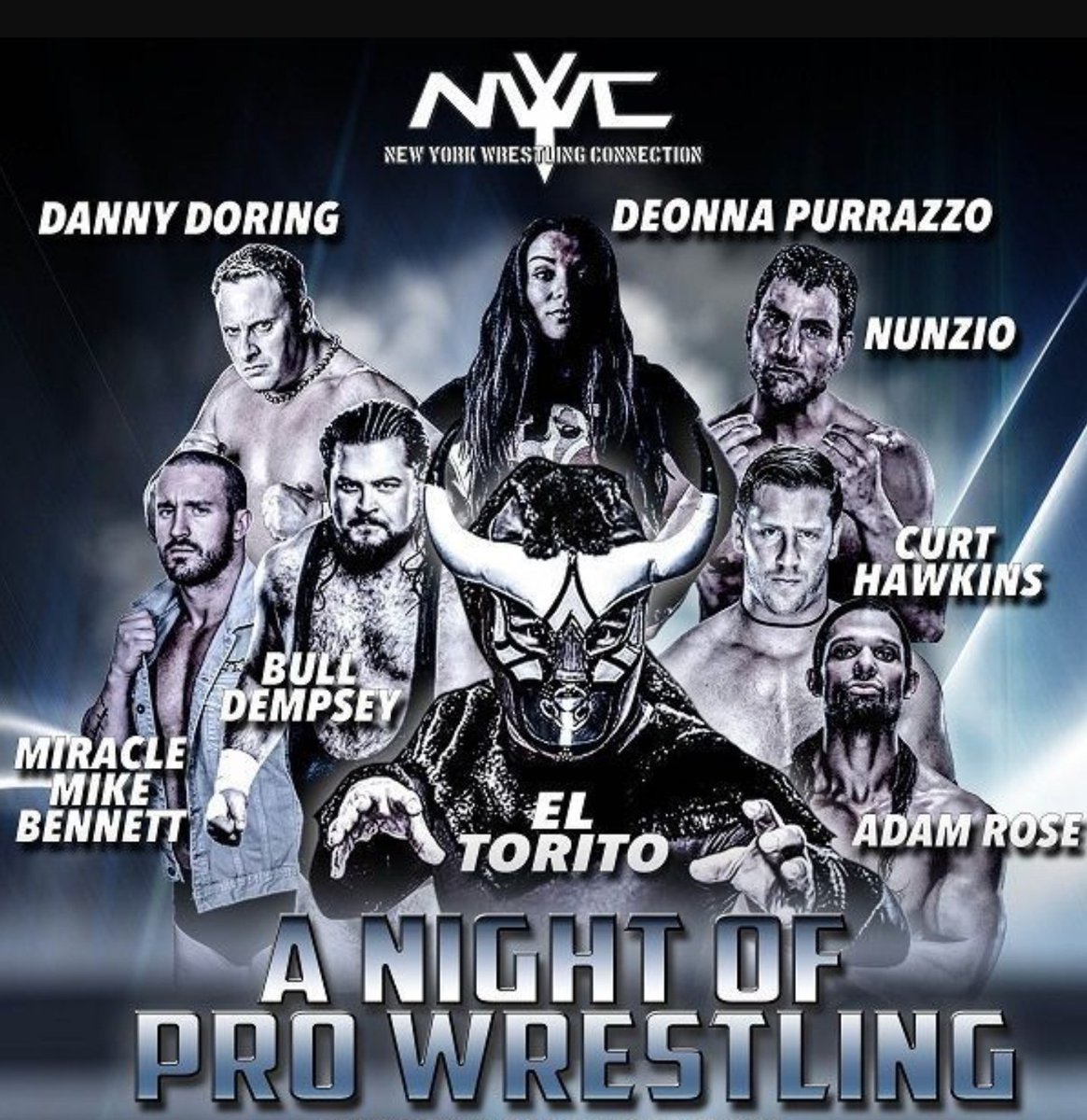 OTGCollectables's tweet photo. Saw something that reminded me of this show from 2016...how excited would you be if this show was coming to your local high school gym! What a lineup!
Also on card @TonyNese
@BooSullivan_DMT #houndsofhatred @BigMouseBites @DannyGimondo @NYWCWRESTLING https://t.co/MRZT0iGPqu