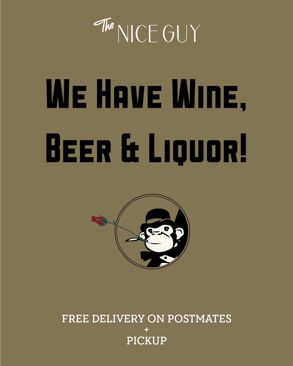 Let us help you celebrate the weekend. | Choose from a wide selection of wine, beer &amp; liquor available on <a href="/Postmates/">Postmates</a>. Curbside pickup or FREE delivery. #TheNiceGuy
