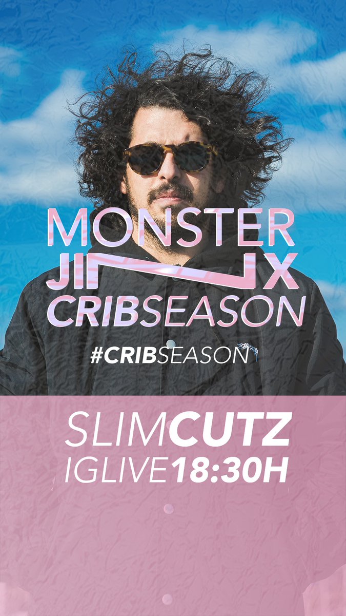 monsterjinx's tweet photo. TODAY AT #CRIBSEASON 

16:00 - new track from @ghostwavvves 
18:30 - live set from @SlimCutz https://t.co/r9Gg4YCI7l