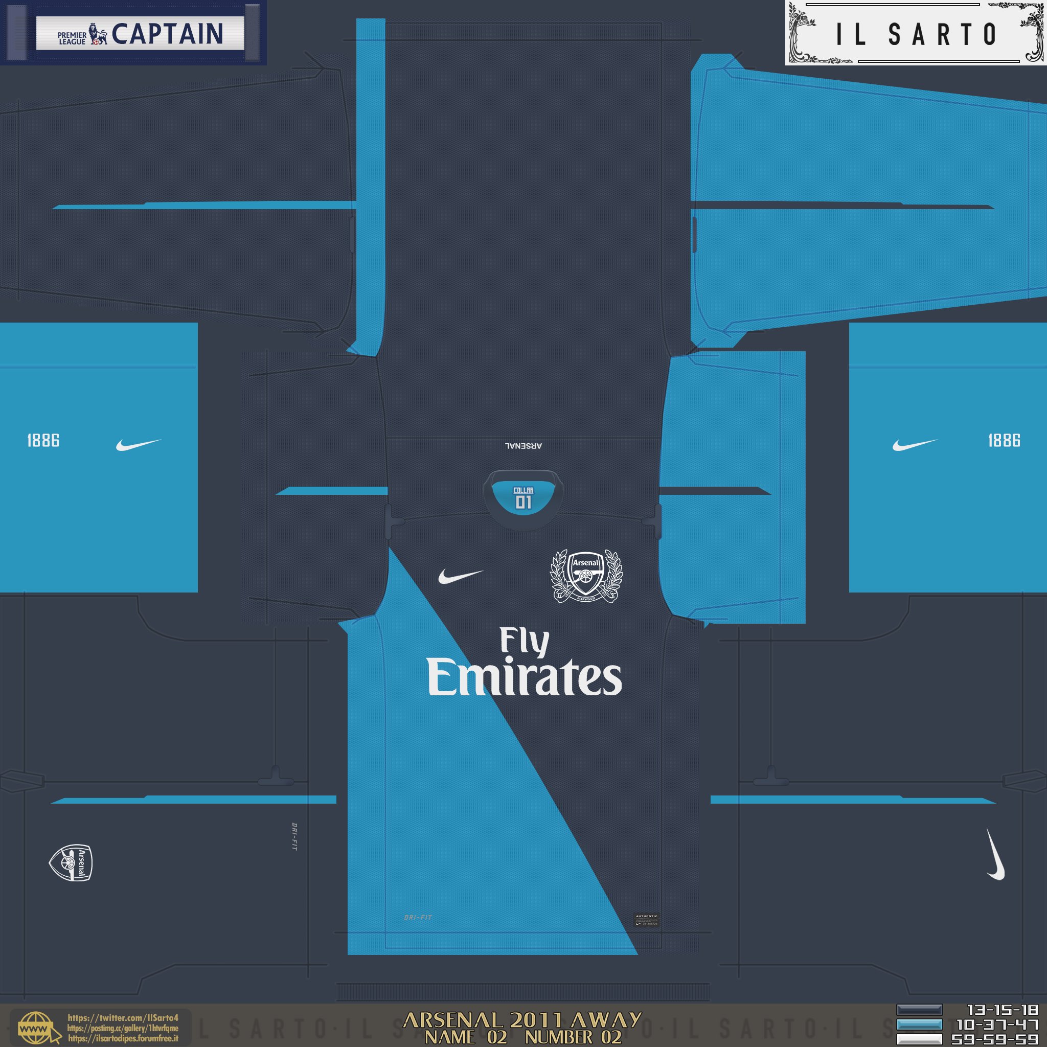 Kit dls cheap arsenal 2010