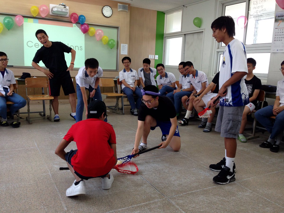 kathy_setlock's tweet photo. Teaching lacrosse in Korea #MissingLacrosse https://t.co/DFNoWsf95k