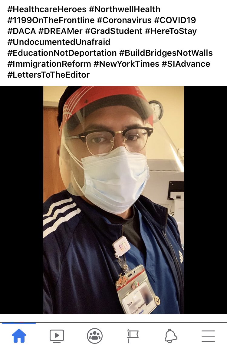 juandr47's tweet photo. @JAMM2020 just posted this powerful message on how DACA recipients including himself are assisting during the pandemic in New York and how a court ruling that takes DACA away could affect the country for the worst. https://t.co/upiaB82ewb