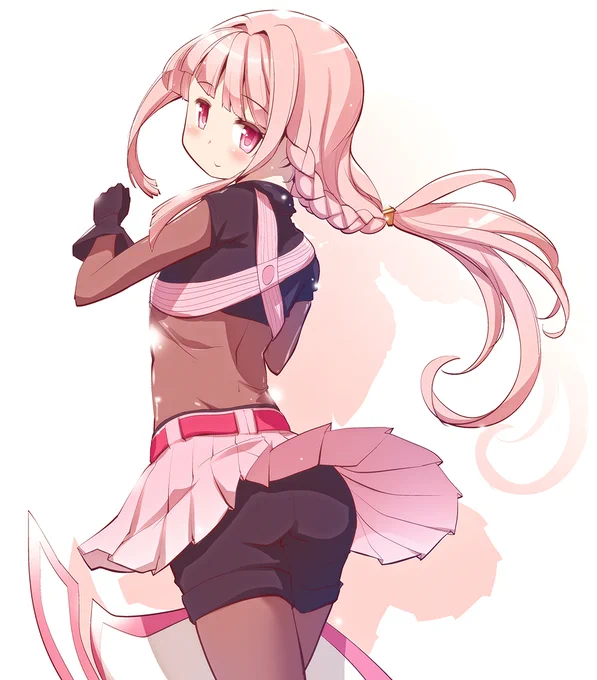 お絵かき、フードを脱ぎ捨てたいろはちゃん。2期でさらなる活躍を期待してます。アニメ最後も良かったので…! #マギレコ 