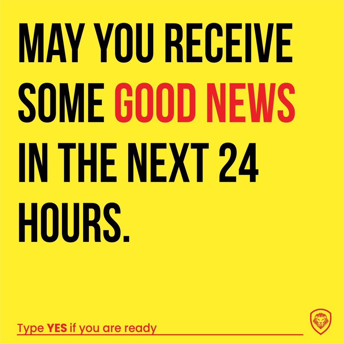 RETWEET if you are ready for some good news😎