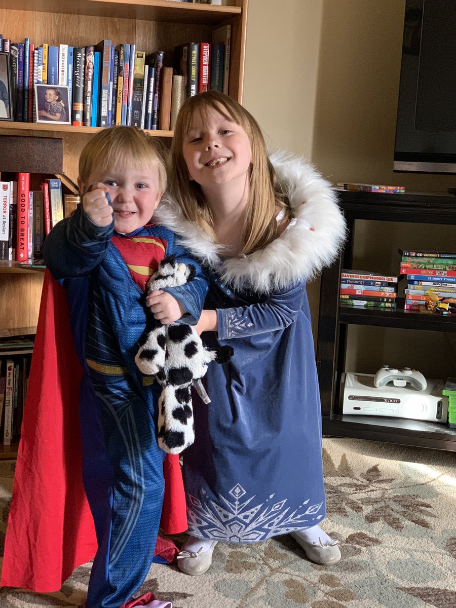1Concepts's tweet photo. Superman and Elsa want to remind you we can get through this.  Wash your hands, and keep your distance. https://t.co/cqSmZiMguY