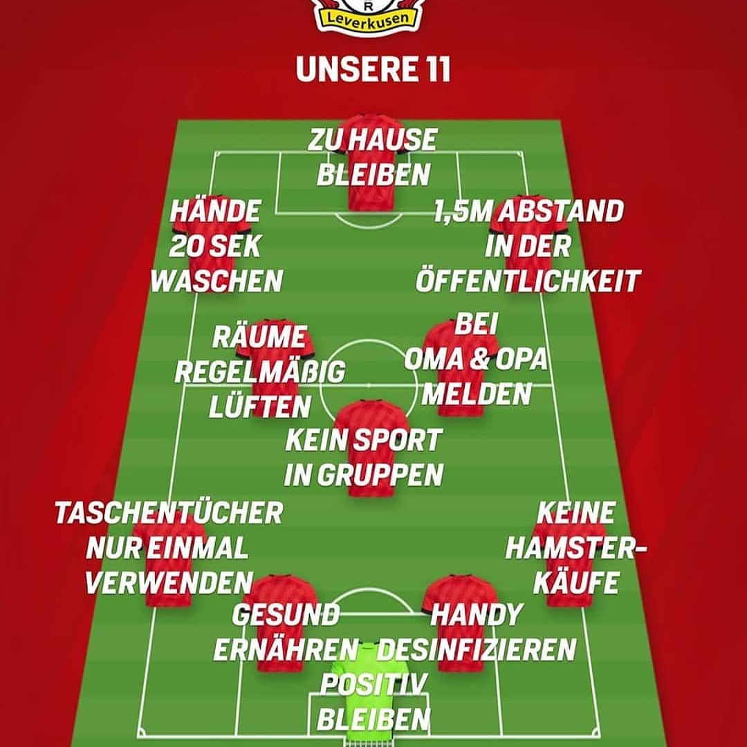 DrBobswelt's tweet photo. #wirbleibenzuhause #bayer04 #fussball #samstagohnebundesliga https://t.co/Gel50B7O41