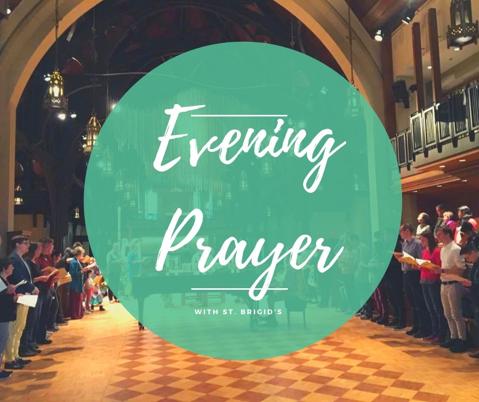 StBrigidYVR's tweet photo. Need to connect with God this week? Join St. Brigid's for Evening Prayer, on-line, starting right now!  
All are welcome, just download Zoom in advance, and click here at 5:30pm: https://t.co/x8HBmsKpTc https://t.co/2OqCstX2pW