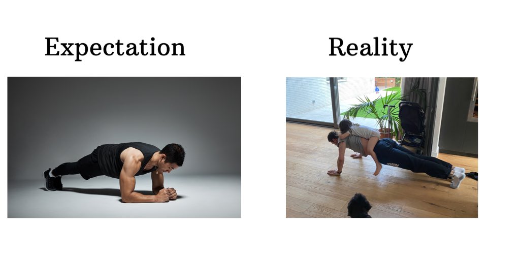 AnteTomic404's tweet photo. Expectativa versus realidad cuando tienes niños pequeños.😄 https://t.co/YDW6Oulewt