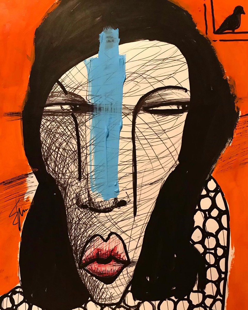 questar1959rep1's tweet photo. @early_worm_
“Omens”
11x14” on paper
#expressionismwork #penandacryliconpaper #modernartartist #artoninsta #torontoartistofinstagram #artofcanada #naiveart https://t.co/uHLYAbmC2S