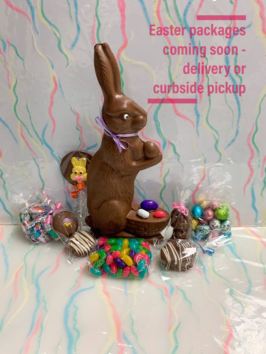 CandyFactoryInc's tweet image. As we work to bring #Easter to you, we’re building a range of Easter packages. Stay tuned as we post to our social channels in the next day! $30 for this guy and the assortment of Easter treats. @thepeakfm @TownCollingwood