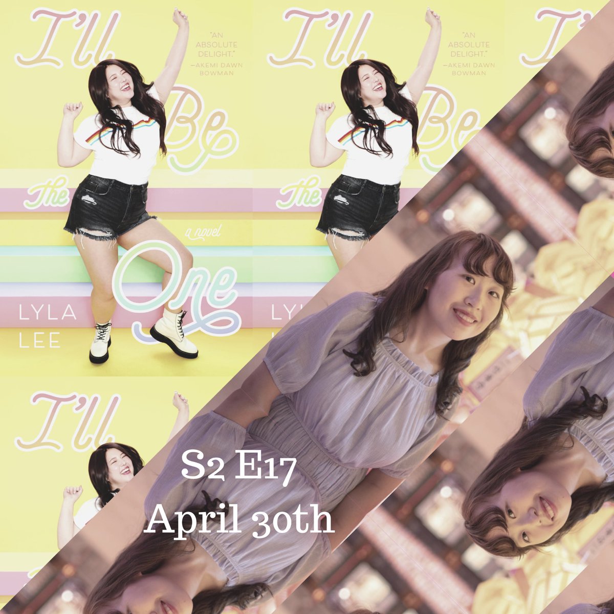 thewritetypepod's tweet photo. April 30th – S2 E17 – Interview with @literarylyla, author of The Mindy Kim Series and I’ll Be The One! We will be discussing KPOP and her inspiration behind writing both Mindy Kim and I’ll be The One! https://t.co/bro438qhgK