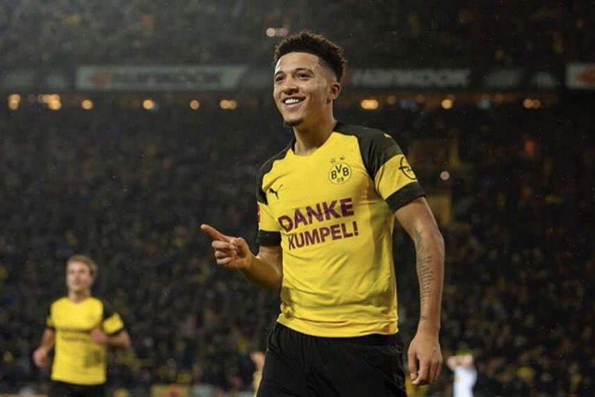 Tactical Analysis of Jadon Sancho’s game, style of play and positioning of season 2019/20. How he fits in at  #MUFC and why he is destined for great things.               -by  @CentreDevils A Thread: