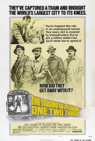 The Taking of Pelham One Two Three (1974) Dir Joseph Sargent

Original posters..

#filmtwitter #film #TheTakingofPelhamOneTwoThree #JosephSargent