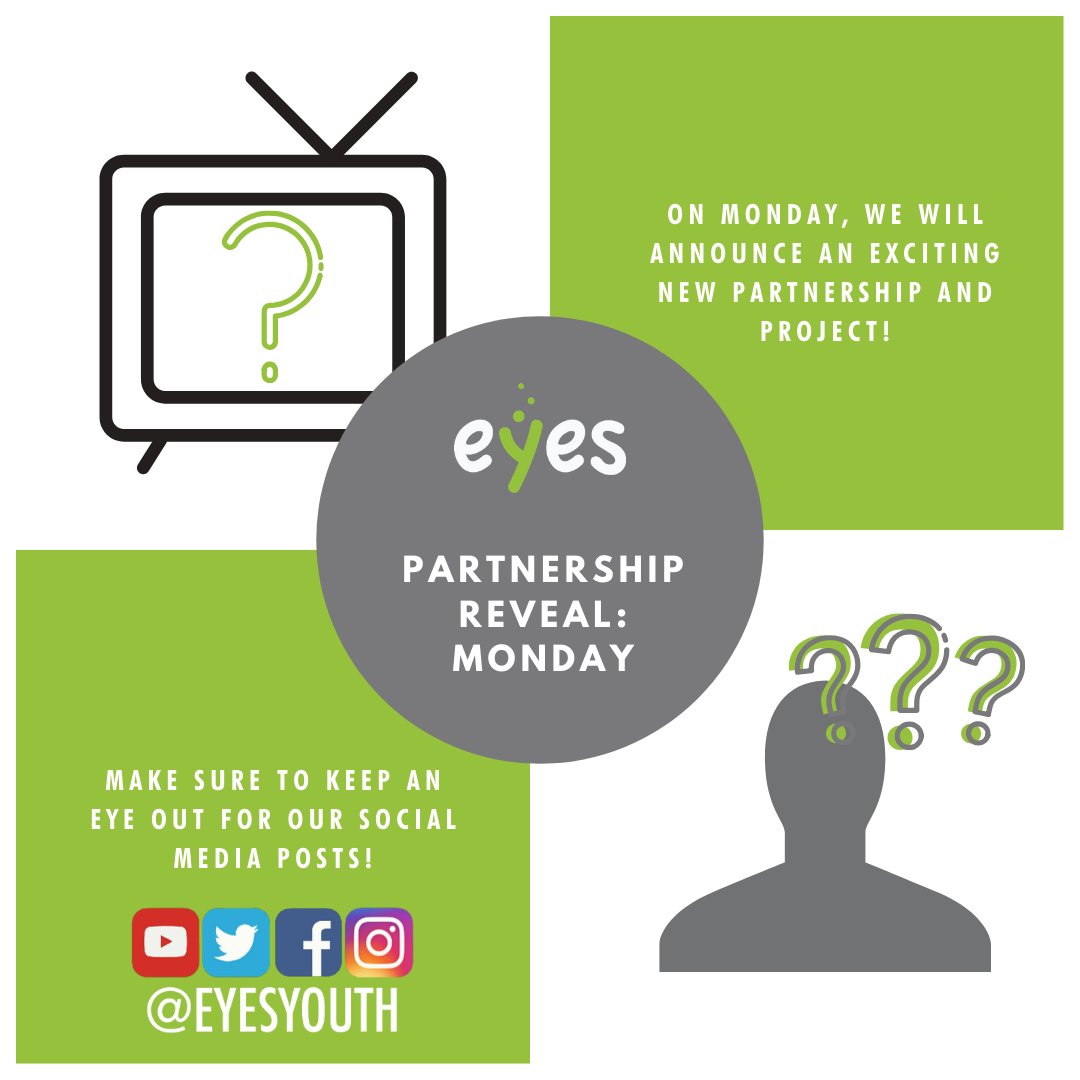 It's almost time! On Monday, we will reveal our new partnership and project. We are so excited for this upcoming oppotrunity and can't wait to share it with y'all! See you Monday 😎