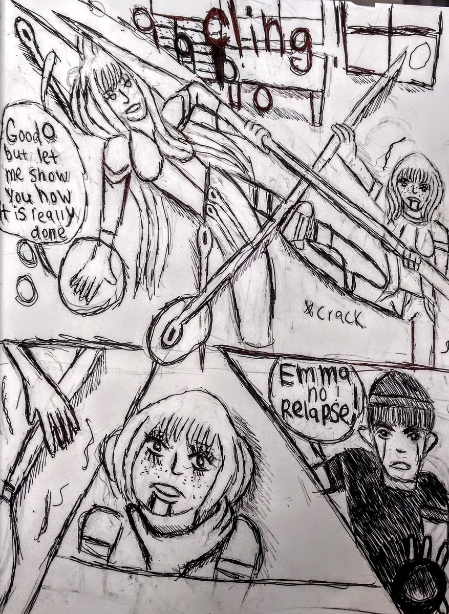 firecrystal1092's tweet photo. Yeah guys I have a comic too? I haven't done pages in forever the last one is the latest one.
#ink #comics #orginalcomic #traditionalart #art #ArtistOnTwitter #artshare #twitchcreative #colorpalettecomic https://t.co/KUlVb2JjdE