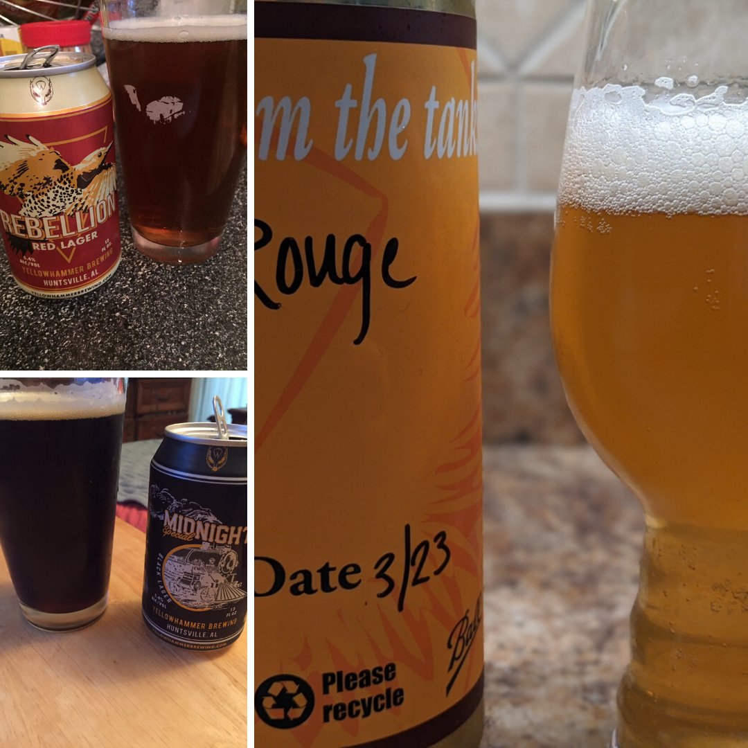 YellowhammerAle's tweet photo. Hey Alabama, and our friends in Mississippi, we're starting a #virtualtaproom. Send us a photo of you enjoying a Yellowhammer & something about your home isolation plan, you, your pet, a message, whatever you want, the trees in your backyard, we'll share w friends on social https://t.co/OWQscl2A3N