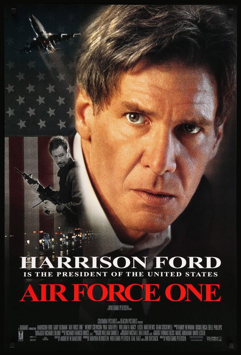 What movie do you watch every time that it is on even though you’ve seen it many times.
For me it’s Air Force One. <a href="/HarrisonFordLA/">Harrison Ford</a>