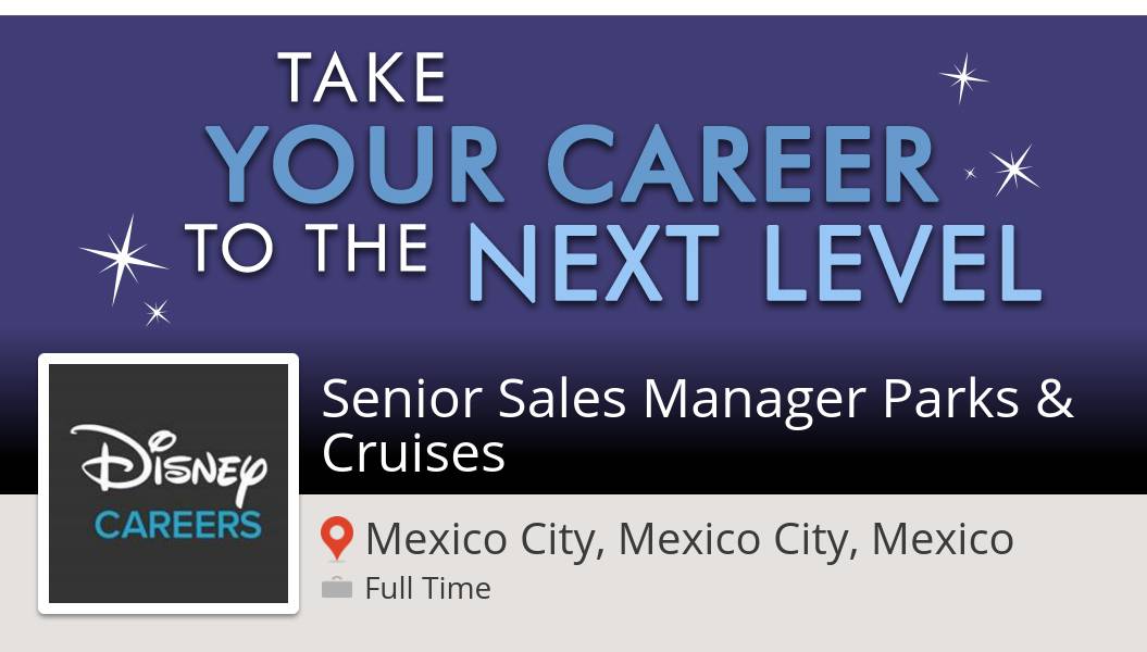 Tina_Porter's tweet photo. Senior #Sales Manager #Parks &amp; Cruises needed in #MexicoCity, apply now at #Disney! #job https://t.co/fyX57t9u9A #DisneyJobs https://t.co/xxovcCJei5