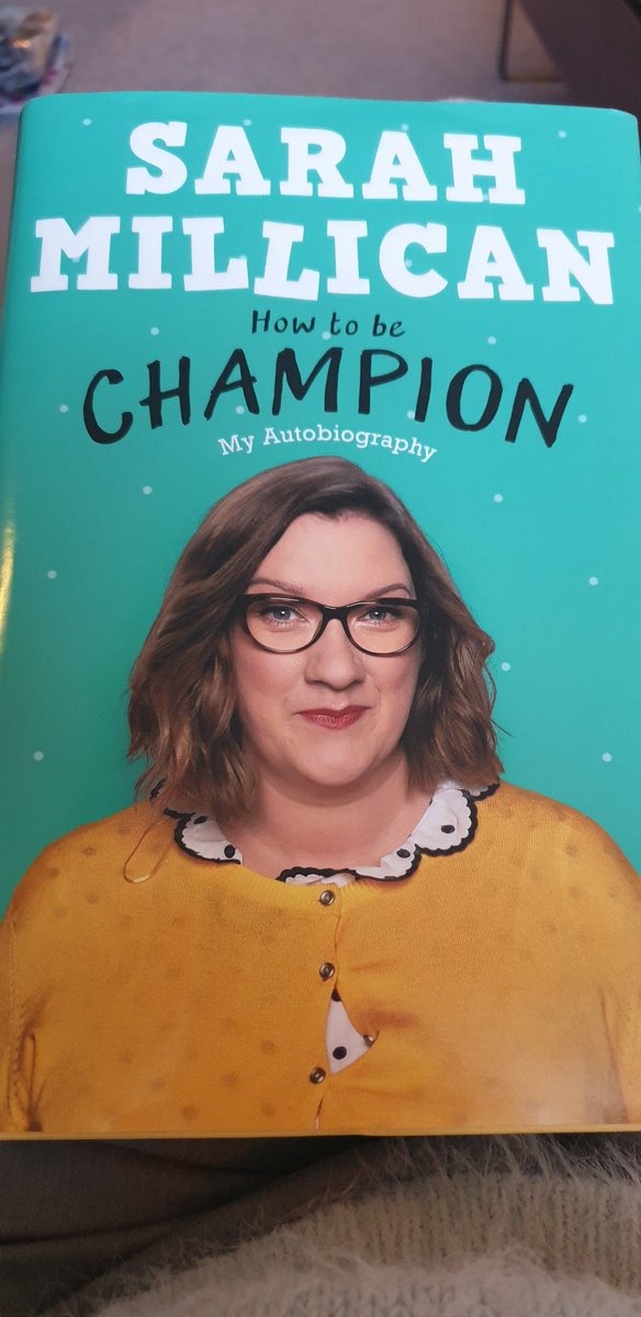 lollybaker87's tweet photo. Perfect lockdown reading 👍. Keeping me smiling through this surreal time @SarahMillican75 #Lockdown #laughteristhebestmedicine #howtobeachampion https://t.co/h4MTGpk2r9