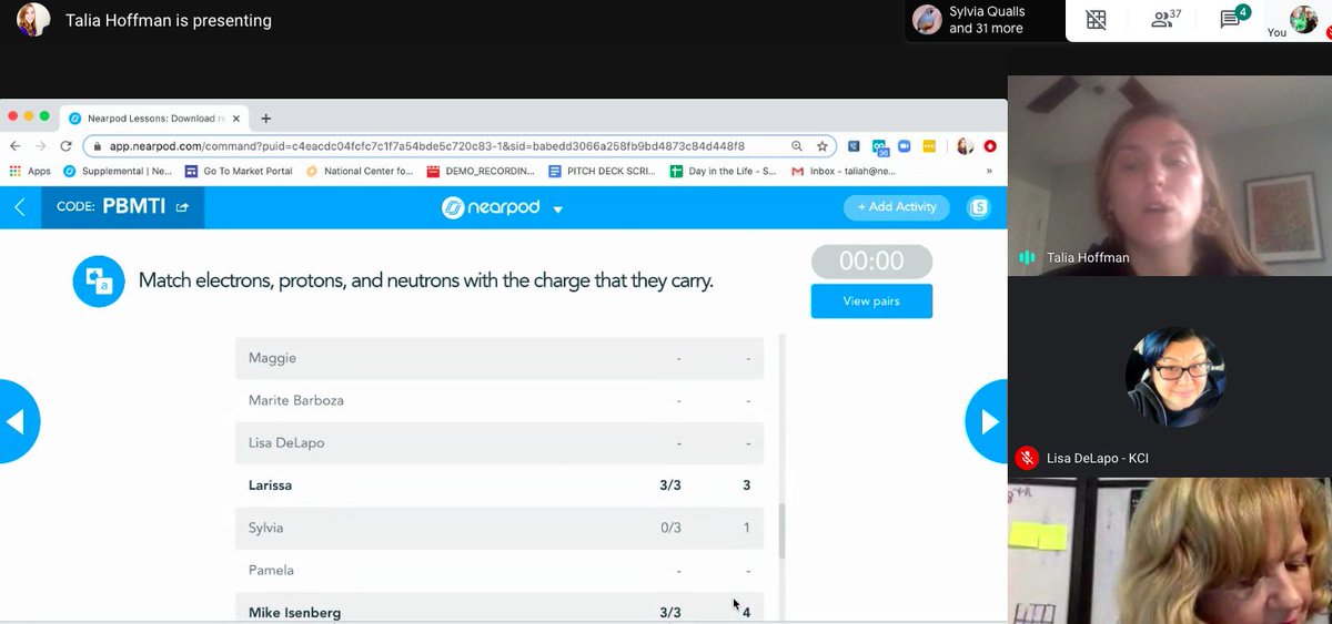 bribriggs's tweet image. Playing with @nearpod and @TaliaNearpod as a student in #Merit19. Very cool, love the integration with @Flocabulary. @MsGeekyTeach has been my Flocabulary go to!