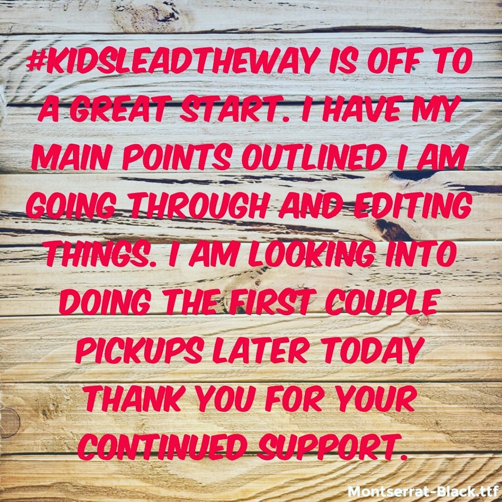 #Kidsleadtheway #Wereallinthistogether