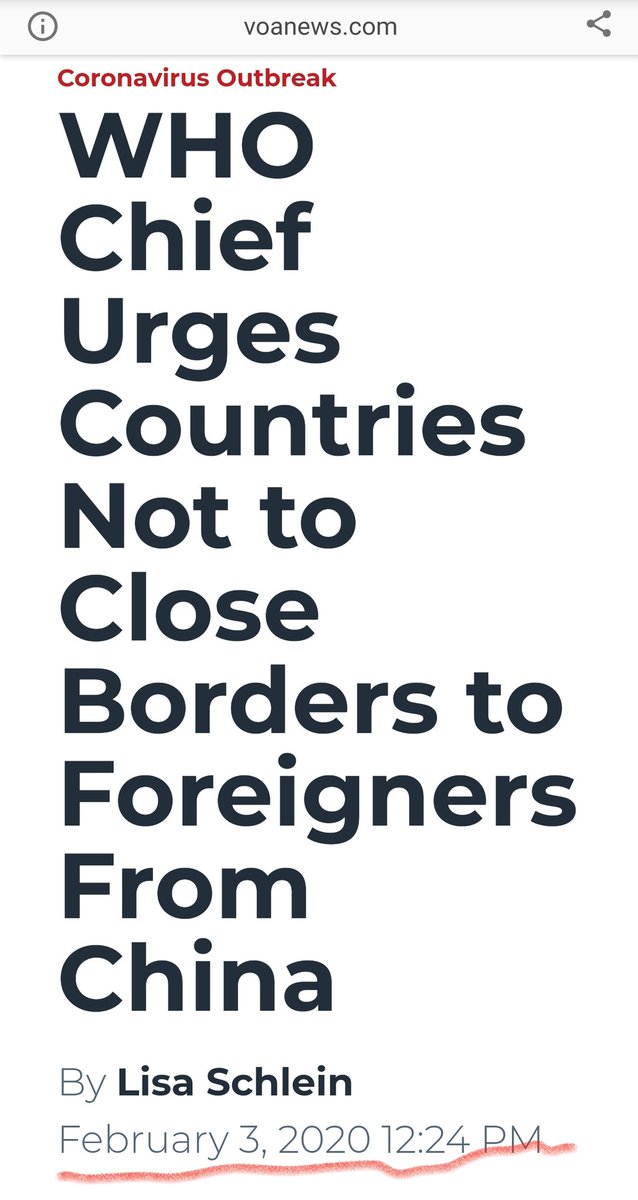 12)Reiterated, don't close China's borders