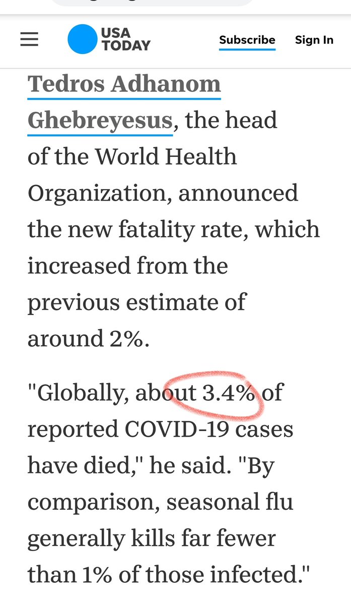 14)Guess who was driving the terrible (now debunked) 3.4% Death Rate story??Tedros Adhanom & The WHO World Health Organization