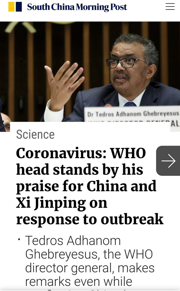 16)Tedros Adhanom Was Blasted for Pandering to China