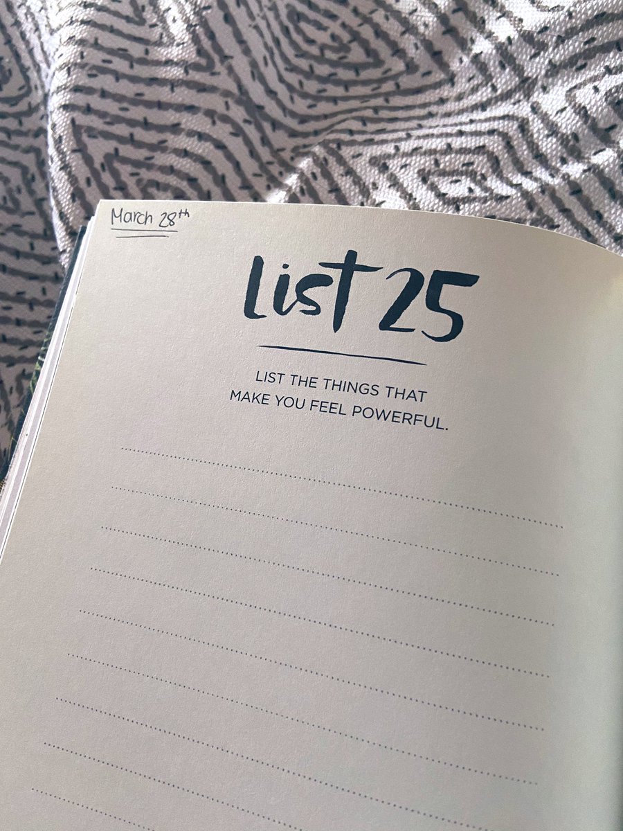 nazifaavasaya's tweet photo. A fitting list since I’m feeling pretty powerless about the current state of the world #52ListsProject https://t.co/wOjCcywBzc