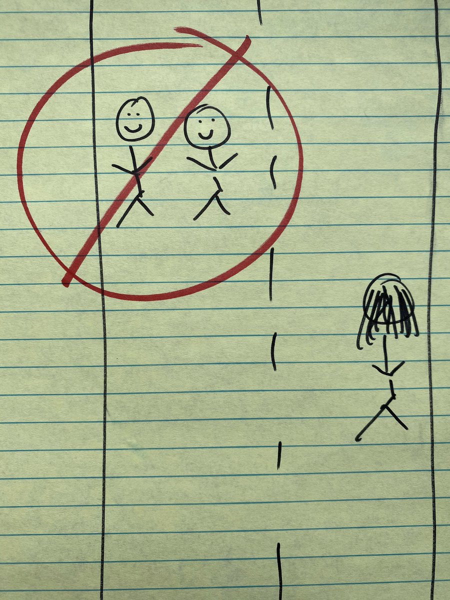 lindsaycohen's tweet photo. 3) #GoSingle! That is... go single file when passing others. Walking side-by-side does not make it easy to allow for six feet between you and strangers. Single file does. https://t.co/HpVi9IGJDo