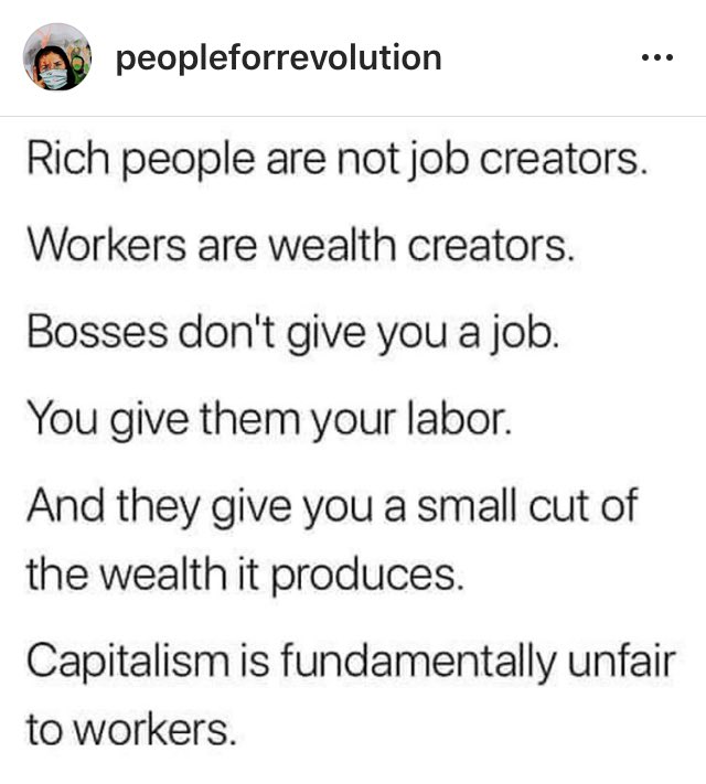 TimOnTheTractor's tweet photo. #CapitalismKills #WorkersCreateWealth 🔥#UniteAsOne🔥 https://t.co/p75Xy3YFGc