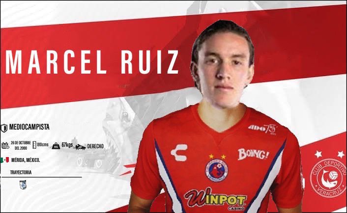 ClubTiburones_'s tweet photo. 🚨El jugador Marcel Ruiz se incorpora al equipo después de la visita de Gallos Blancos. El jugador mexicano 🇲🇽 firma por 6 temporadas con el club. https://t.co/oV8DSmYxgC