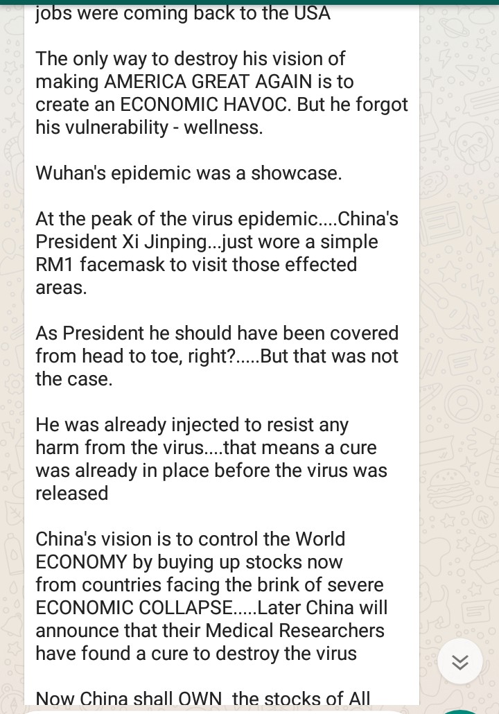 niklausjeffrey's tweet photo. It is very possible that China is the mastermind behind all of this #StayAtHomeAndStaySafe https://t.co/ozNMSB5dBI