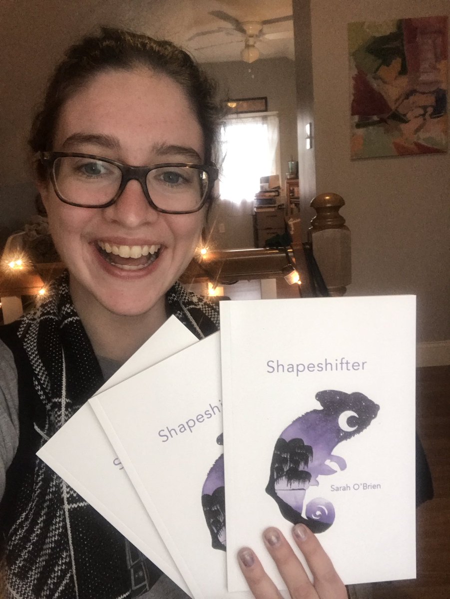  #SocialDistanceStyle Day 15: The universe is so confusing. Wear something clean. Literally anything matches Shapeshifter, the debut poetry book by Sarah O'Brien