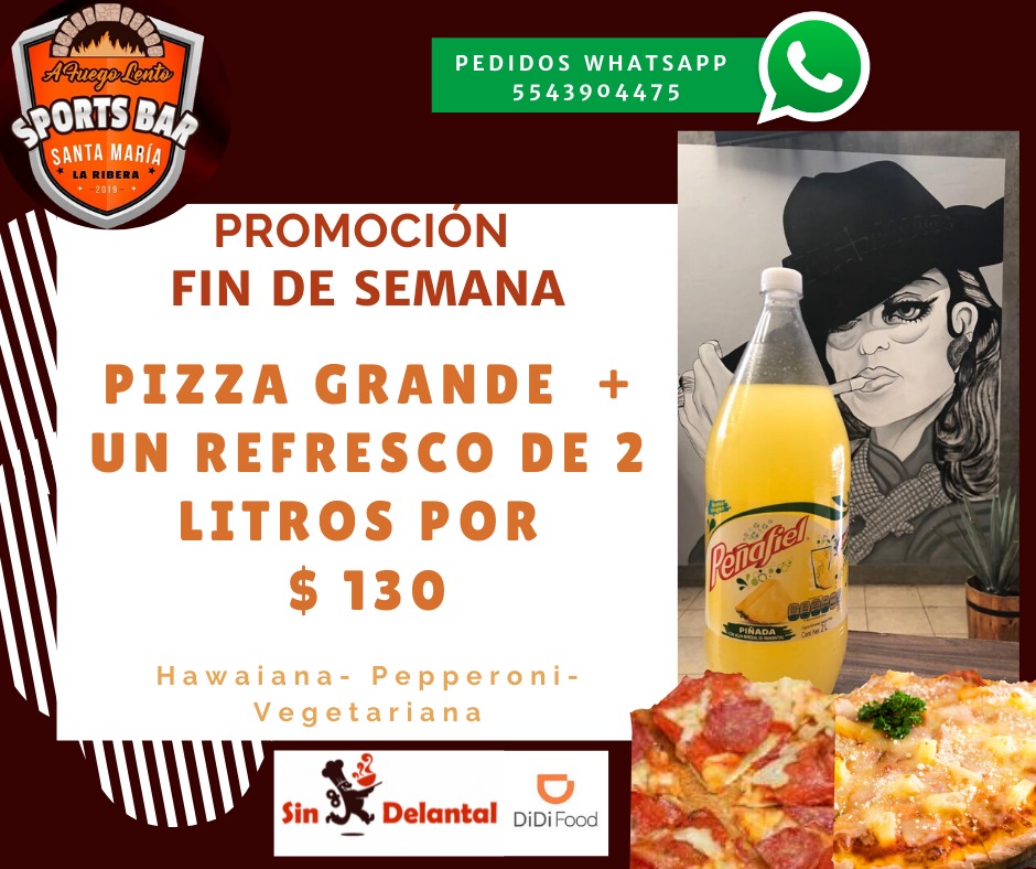 la_lento's tweet photo. Seguimos apoyando a tu economía por eso para el fin de semana, tenemos un super combo para que disfrutes con tu familia, amigos, pareja o con quien tu prefieras. #Afuegolento
#mequedoencasa #EntreTodosNosCuidamos #combopizza #pizzaparacompartir https://t.co/Dw42jJ3tf6