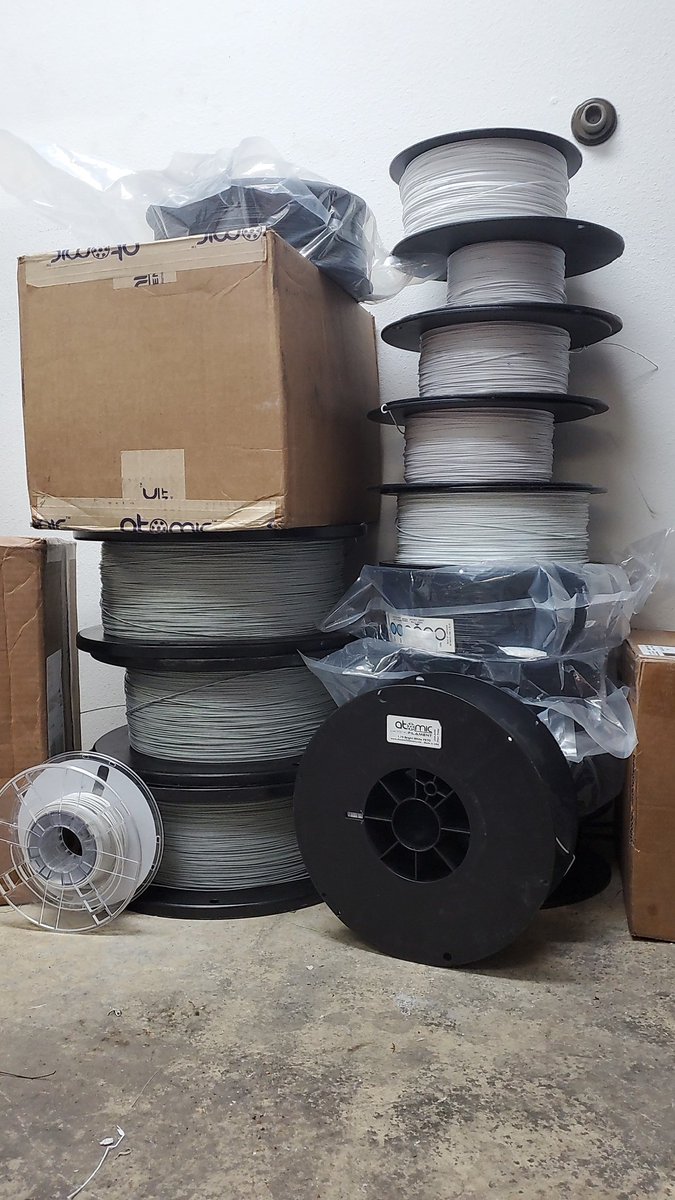 3DPDiablo's tweet photo. Ah oh, got more #filamentthenfood @AtomicFilament , is #petg or #pla edible? Of course the non CF kind. https://t.co/FMjA2NTHtf