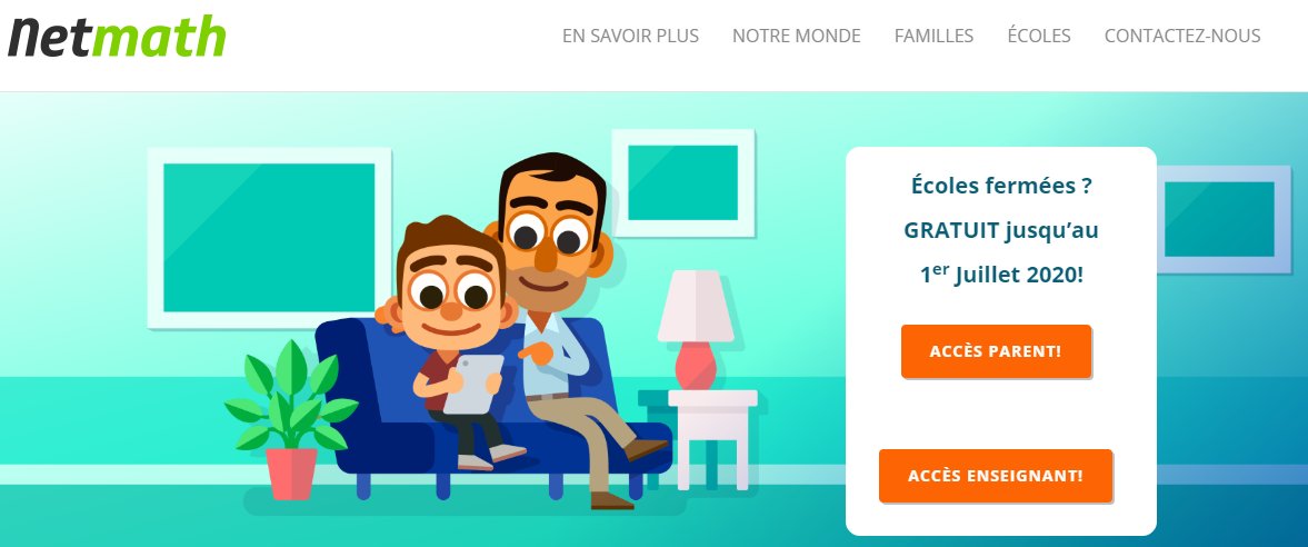 Djemai_Lotfi's tweet photo. Voici une excellente ressource #Netmath pour faire travailler nos élèves les #mathématiques de la 3e à la 11e années @CSViamonde (Enseignants/Parents). Gestion et suivi des élèves, #différenciation, niveau double et #ludification. https://t.co/bIjNgZPWPO https://t.co/d7B6sLy8ul