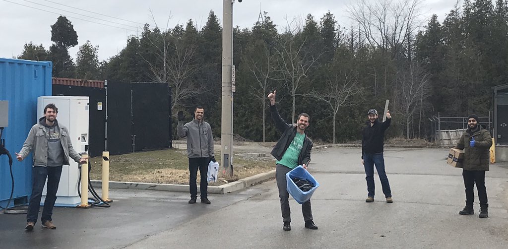 ChrisGillis1's tweet photo. #dcproud Our amazing Chris Daniel and band of student 3D printers dropping off face shield parts to help our front line healthcare workers while practicing social distanceing! @DC_ORSIE @durhamcollege check this out on https://t.co/PRLipjHf00 https://t.co/vWrZdnRfWg