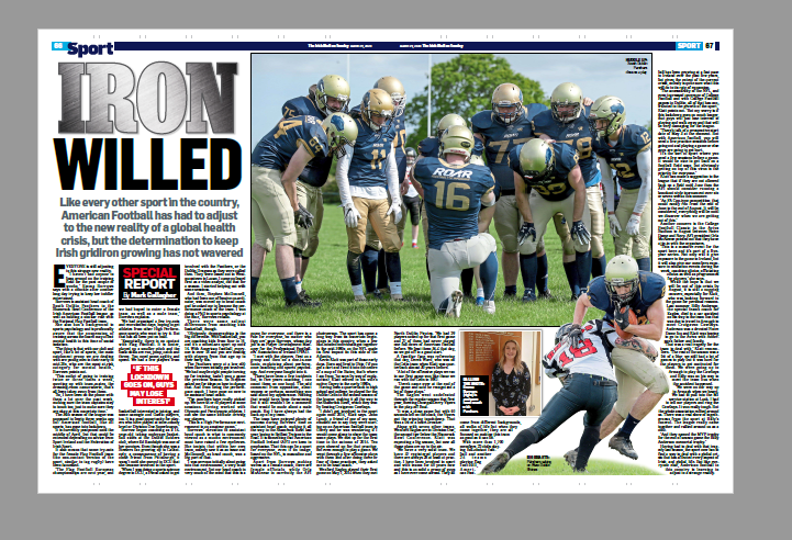 IrishMailSunday's tweet photo. SOLIDARITY: Superb reports by @RoryPKeane and @bailemg on the challenges faced on the margins of Irish sport and how it is strengthening resolve ... for more go to https://t.co/ev0gez5BOk   @CorkConRugby @Shannon_RFC @TullamoreRFC @SDPanthers @a_f_ireland https://t.co/6TlGXC8B2b