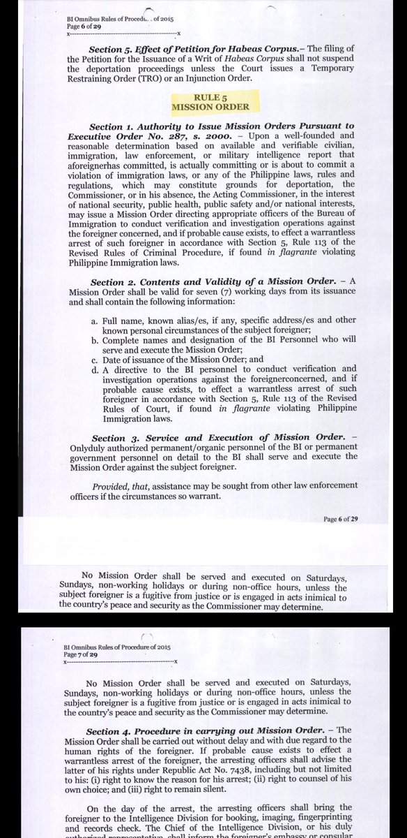 YOU ARE THE LAWYER. Read this to me and tell me in my face I was wrong. It clearly says: Preliminary Investigation, Charge Sheet and a Mission Order. How can you ask us to bail when you see that HE HAS NO CHARGE SHEET. How did the mission order appear without a charge/case?!