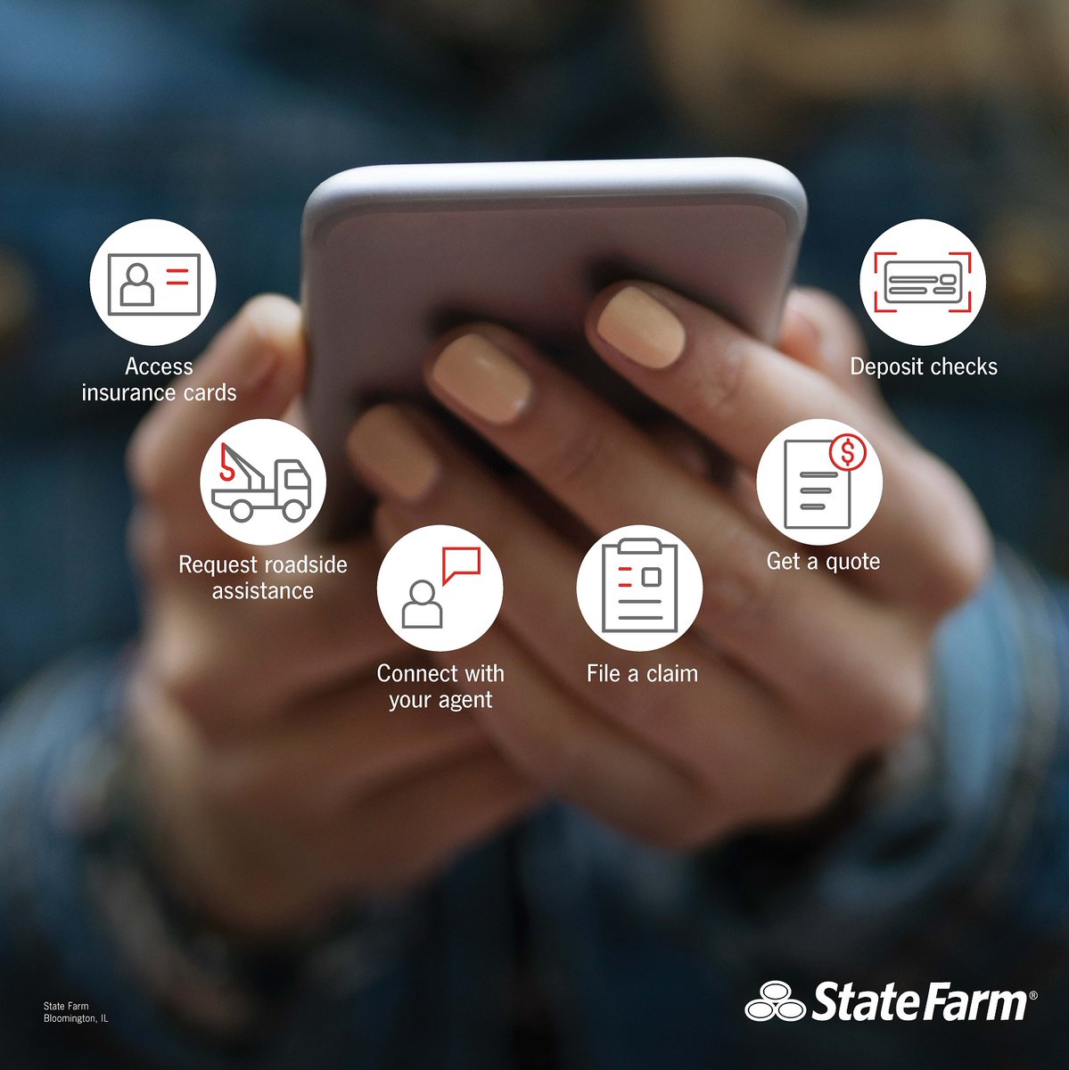 RickReidSF's tweet photo. Staying digitally connected is more important than ever. Download the State Farm mobile app to manage your insurance policies, banking accounts and more. https://t.co/rT5J6B7zJT https://t.co/alfDhIQNDS