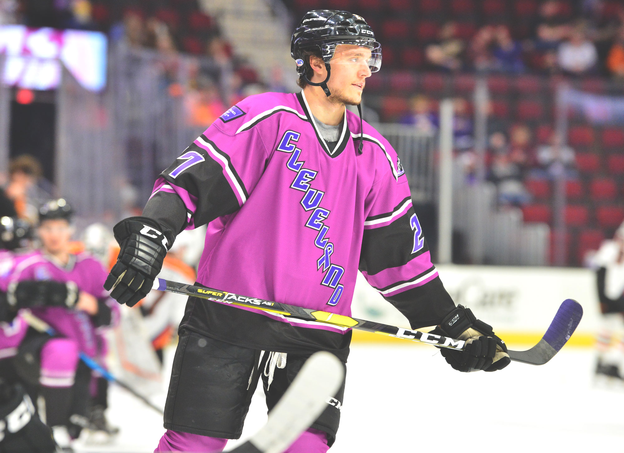 Cleveland Monsters - Check out these sweet jerseys and save the date! 💜  March 24 is the Purple Game 💜 Tickets ➡️