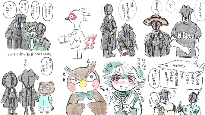 クリスタ練習がてらグェボプのらくがき 