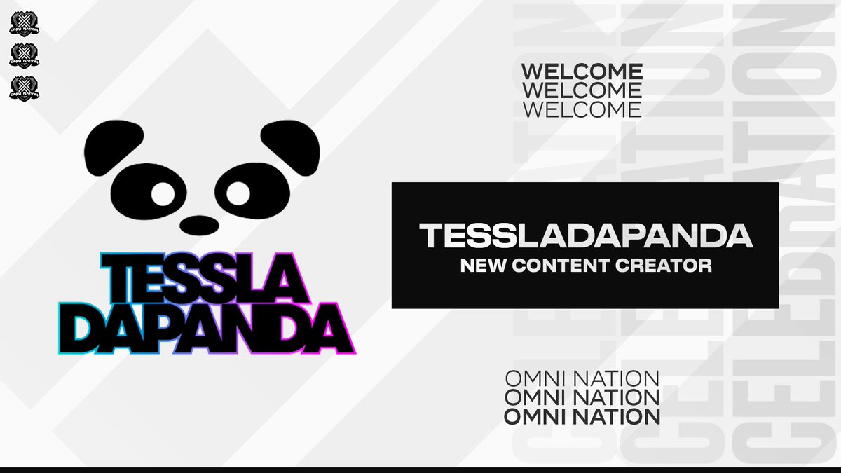 A warm welcome our newest member of Omni Nation's Streaming and Content team, <a href="/TesslaDaPanda/">Tessla</a>. Go show her some love in the chat and drop her a follow.

Welcome to #TheNation. 👏

📺: twitch.tv/tessladapanda

#RocketLeague #RLRS #RLCS #TheNation