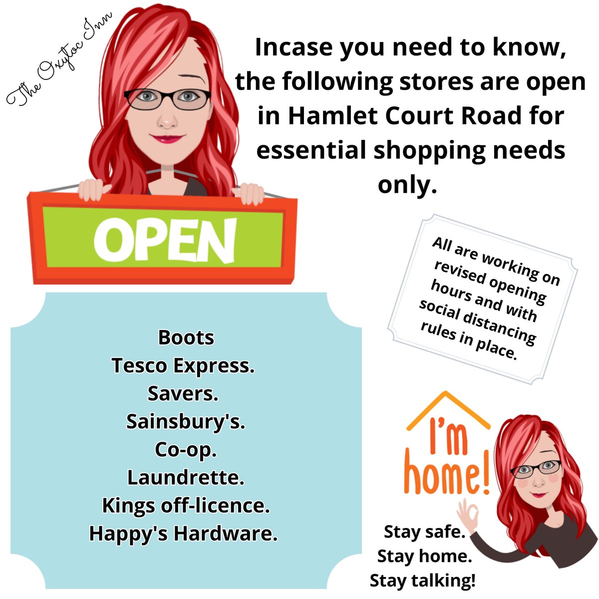 JoanneWebb82's tweet photo. After popping to #SuttonRdButchers for the last shop for a few weeks, I thought it would be handy to do a quick glance list for a few areas in #Southend for what is open for #EssentialShoppingNeeds (food/cleaning/hygiene/pharmacy). 

#Staysafe. 
#Stayhome.
#Staytalking!

/1 https://t.co/3jOBKxjWgy