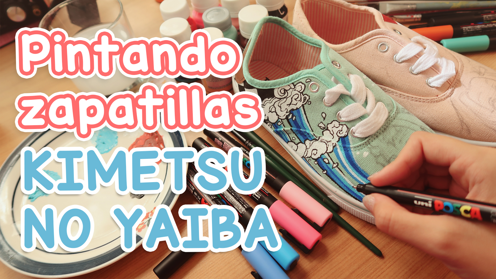 Pintando zapatillas hot sale
