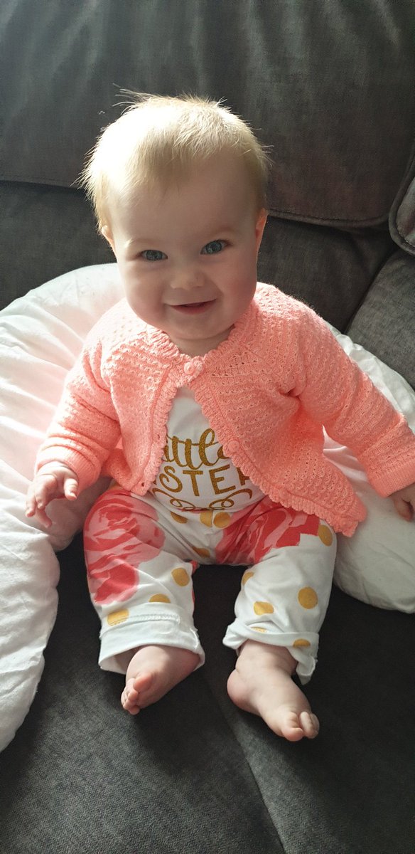 We could all do with being this oblivious to everything going on. My happy girl pretty in pink