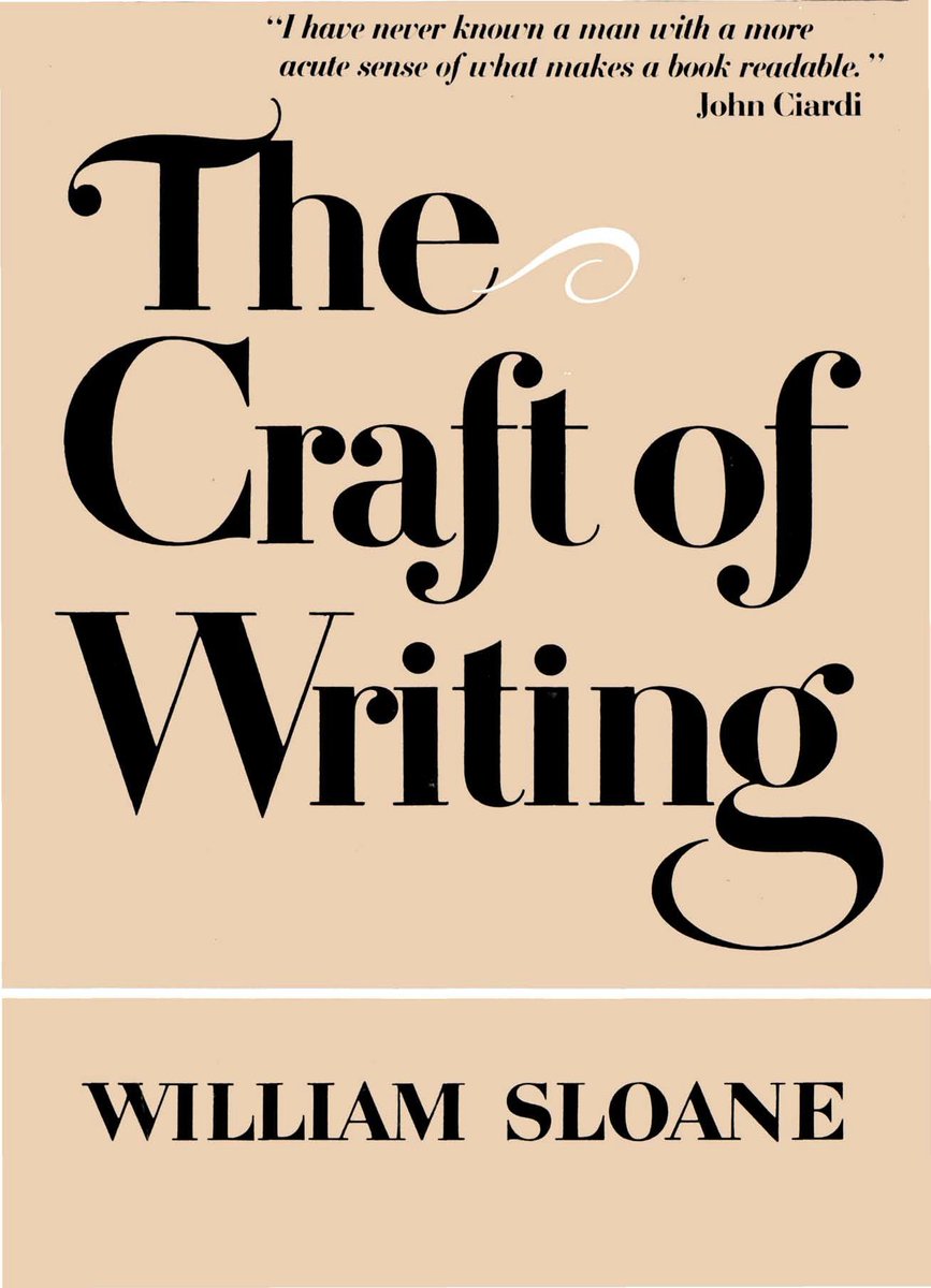 lnputtamchetty's tweet photo. A short book. Liked it in parts. Can be read once.
#TheCraftOfWriting
#WilliamSloane https://t.co/QzCTfuKCpP