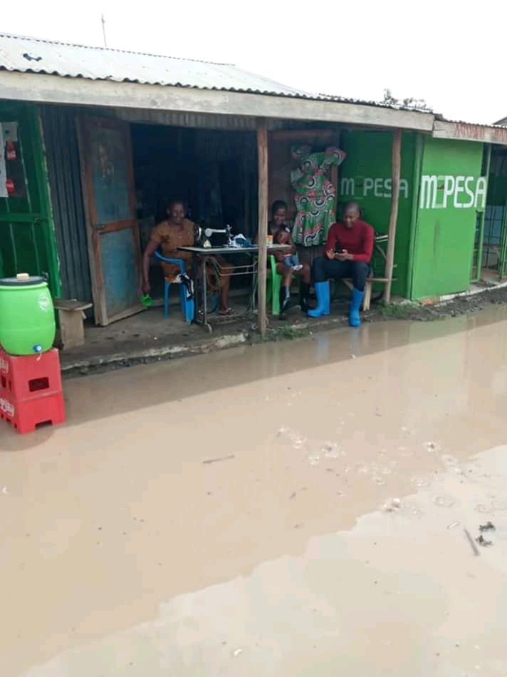 nyarondigo's tweet photo. This is Ombeyi village in Muhoroni, Kisumu County. I'm just wondering if #StayAtHome can work for them when their houses and property are being swept. Only solution is to converge in evacuation centre in hundreds for safety during this Coronavirus Pandemic. Pls retweet. https://t.co/tCrIcC5eDb
