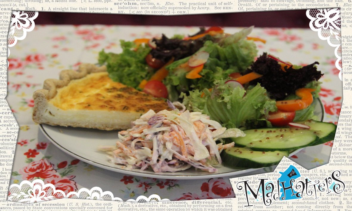 "Give quiche a chance" #QuoteOfTheDay #Lunch #Southend